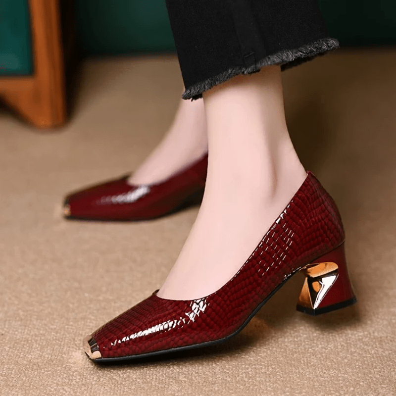 Viviane™ – Elegantní lodičky se stabilním podpatkem pro citlivá chodidla