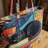 Handmade Bag - Book Cat