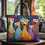 Handmade Bag - Barevné slepice