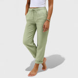 Klara - Linen Stretch Trousers