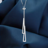 Elegante colar lariat