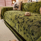 Elegante capa chenille para sofá