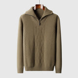 Perla - Svetr se zipem Taranto Merino Wool