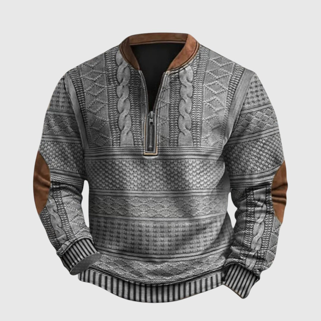 Charles | Mikina na poloviční zip