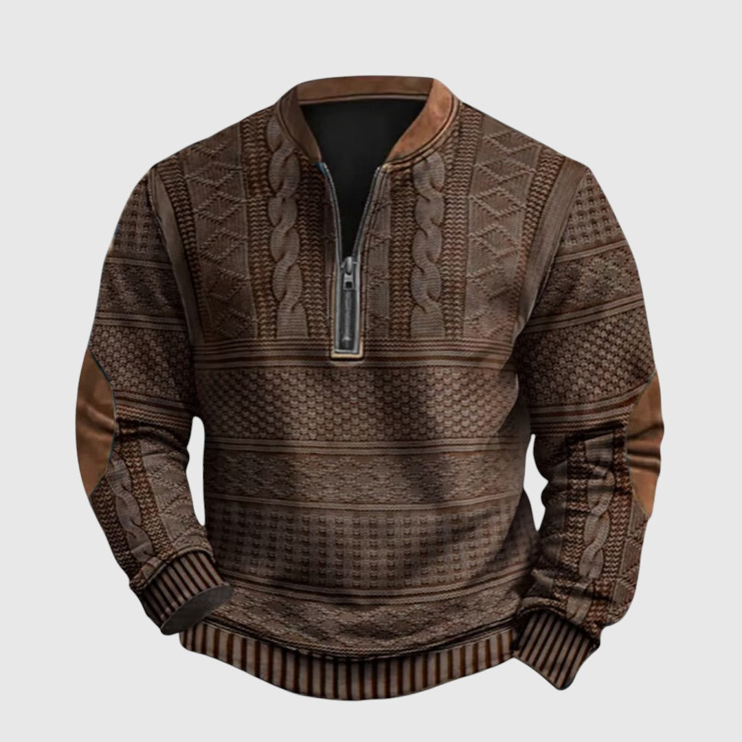 Charles | Mikina na poloviční zip
