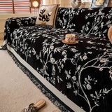 Elegante capa chenille para sofá