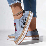 Confortáveis Sapatos com Padrão de Gato