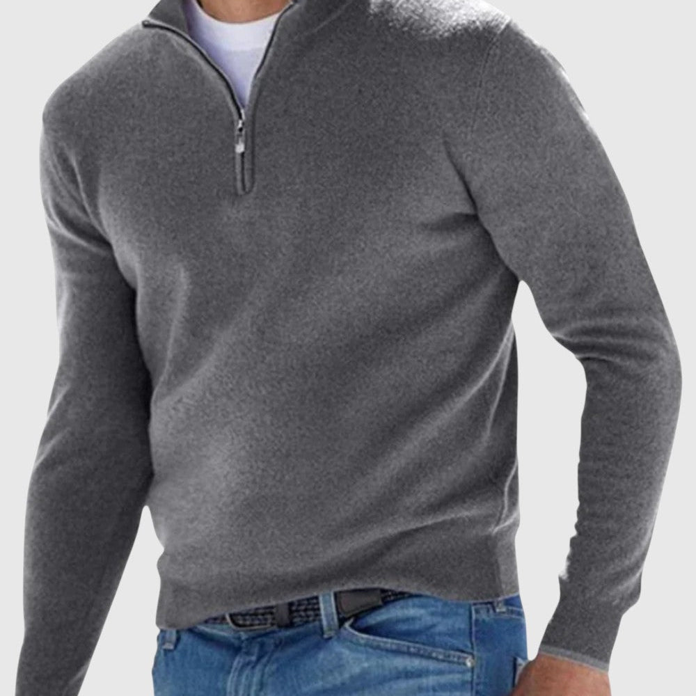 Lukášek | Elegantní svetr na zip