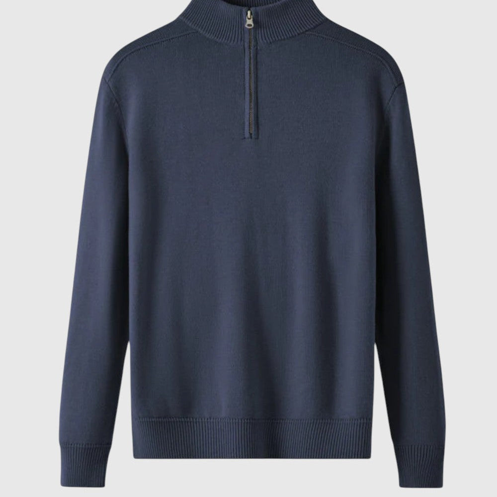 Perla – Svetr s zipem z merino vlny Capri