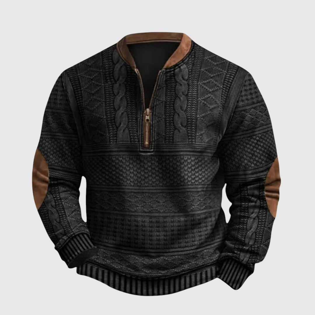 Charles | Mikina na poloviční zip