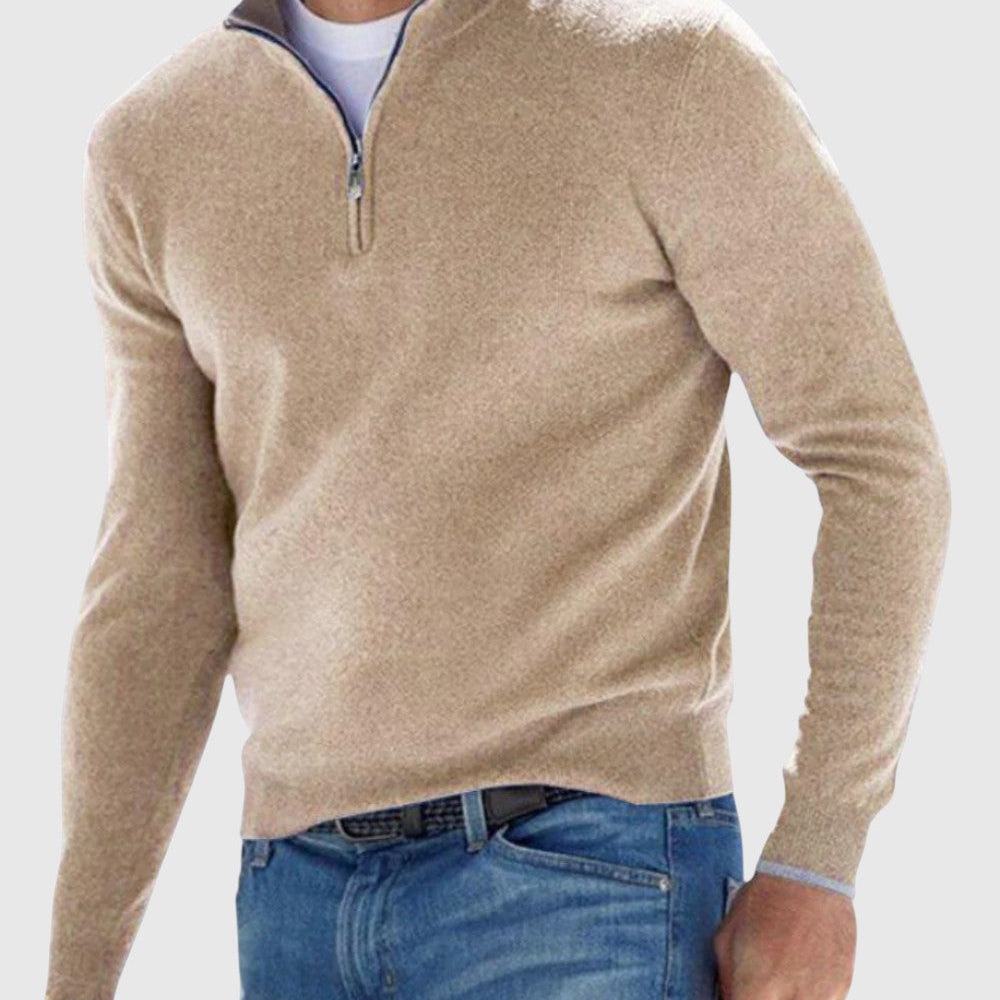 Lukášek | Elegantní svetr na zip