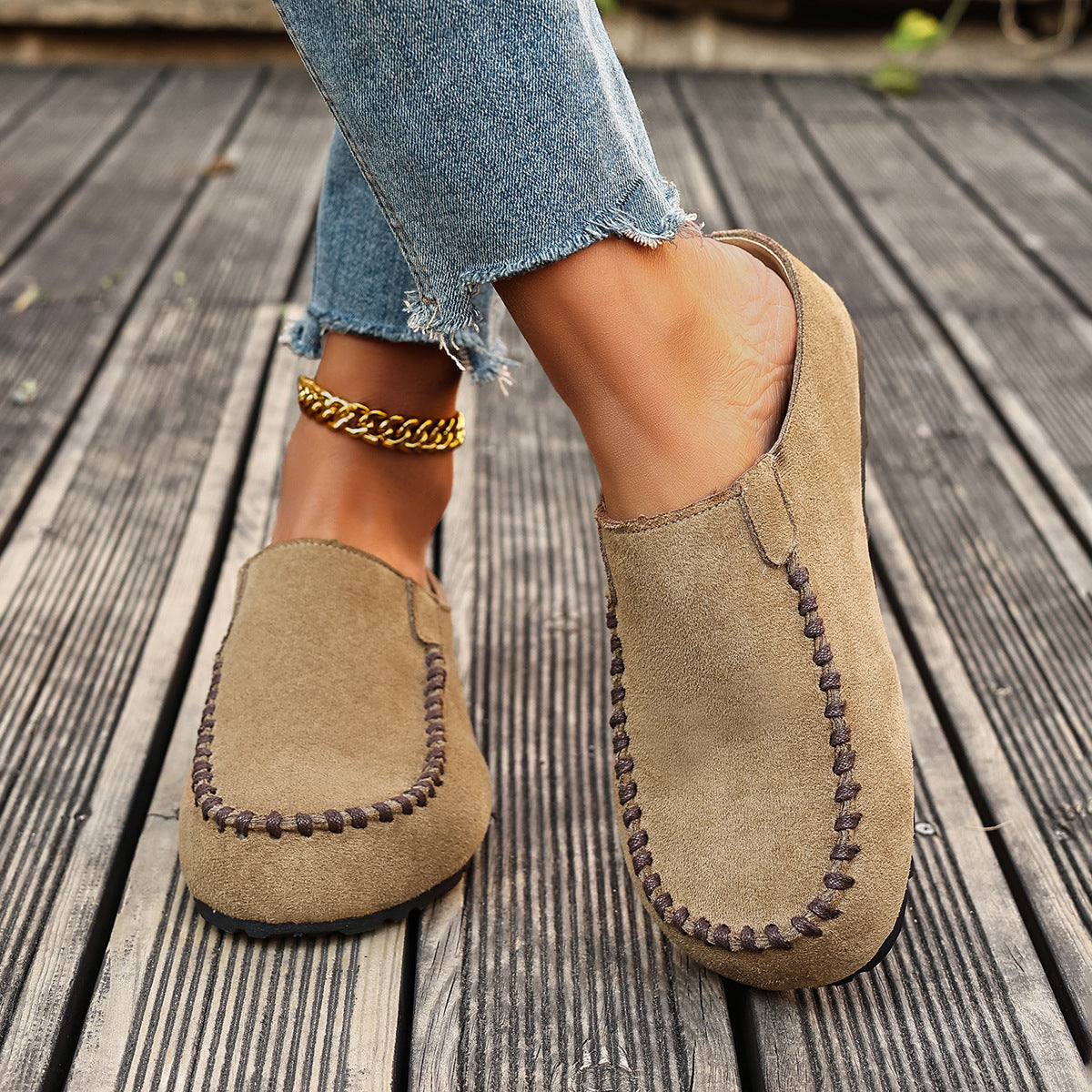 Ceria™ – Dámské vintage ortopedické domácí pantofle