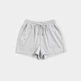 Shorts de verão com cordão ajustável