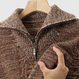 Perla - Svetr se zipem Taranto Merino Wool