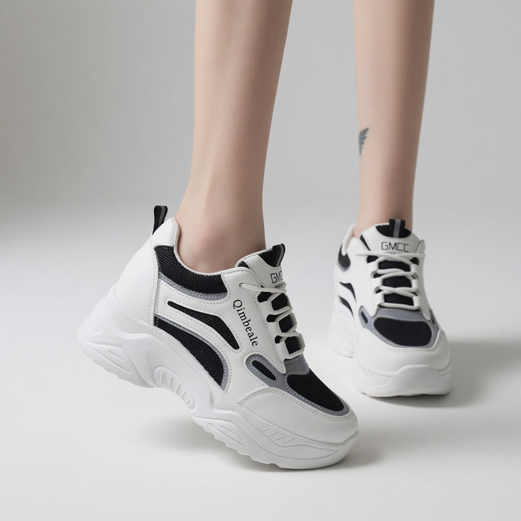 Blanchette™ — Dámské tenisky bílé, chunky, městský styl