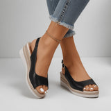 Cyrielle™ — Sandály na platformě, espadrilkový styl, elegantní letní vzhled