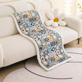 Quilt acolchoado com padrão de mosaico