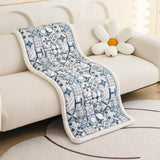 Quilt acolchoado com padrão de mosaico