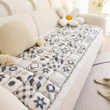 Quilt acolchoado com padrão de mosaico