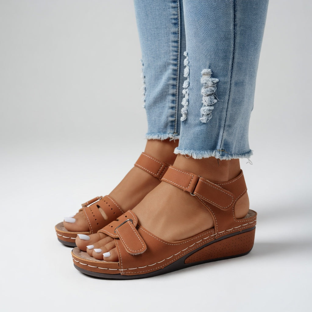 Clothilde™ – Sandály s pohodlnou výškou podpatku pro každodenní nošení
