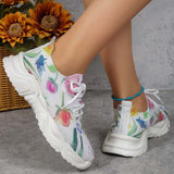 Floral Casual Basketball Shoes