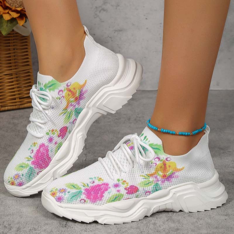 Floral Casual Basketball Shoes