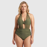 Karolína – dvoudílné stahovací bikiny s vysokým pasem