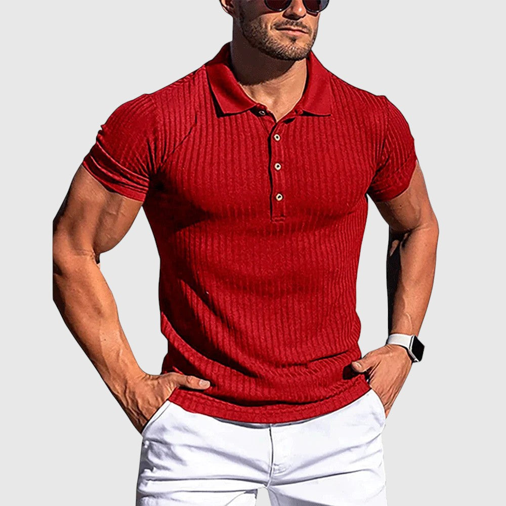 Libuše – Elegantní pruhovaná polokošile