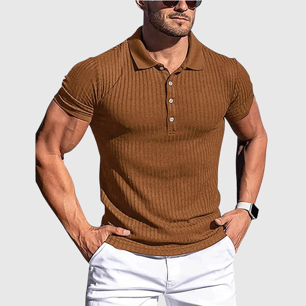 Libuše – Elegantní pruhovaná polokošile