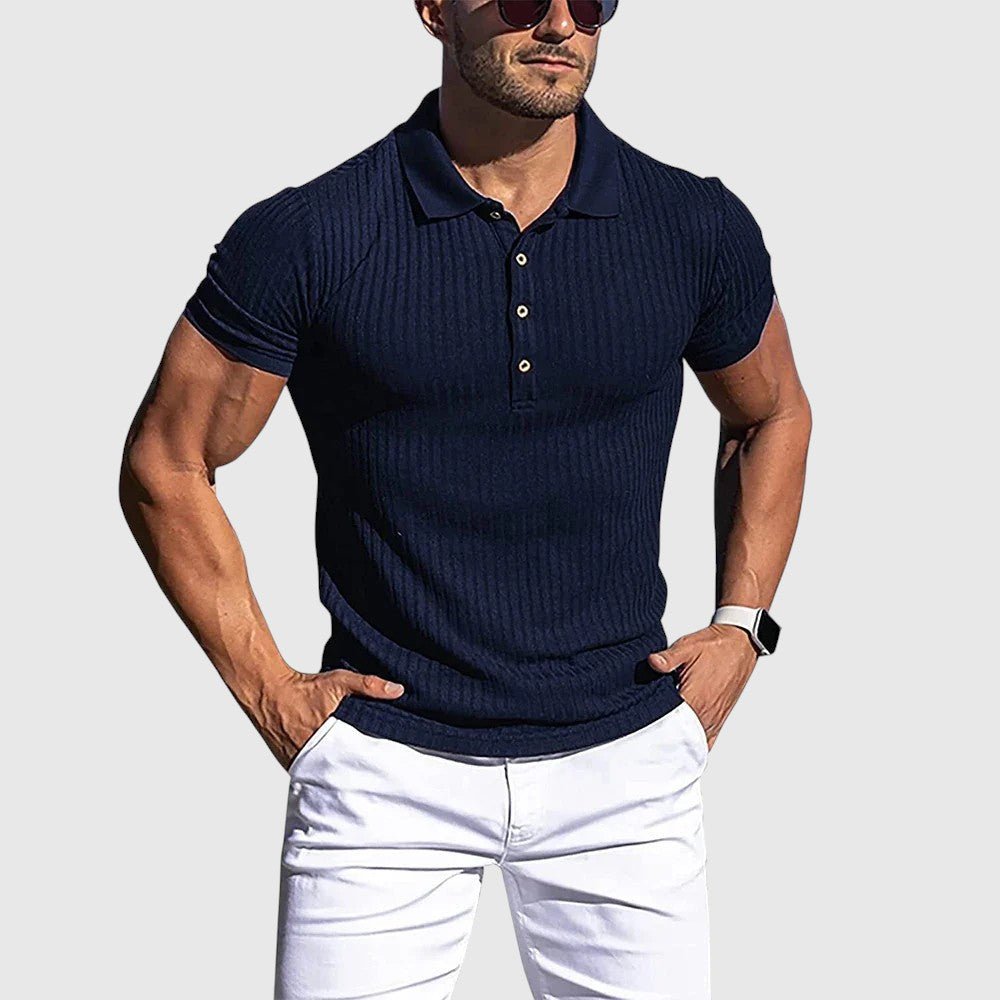 Libuše – Elegantní pruhovaná polokošile