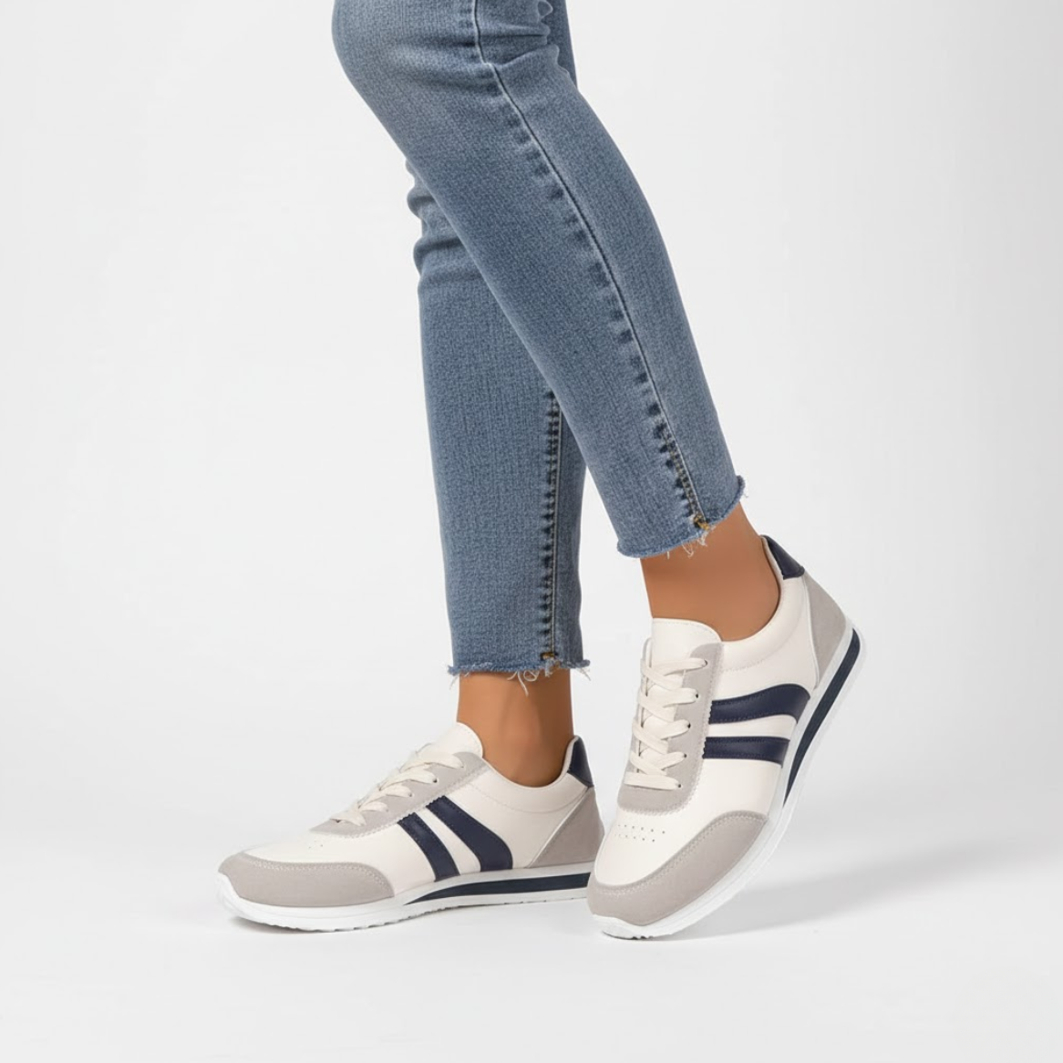 Lucienne™ – Elegantní bílé sportovní tenisky