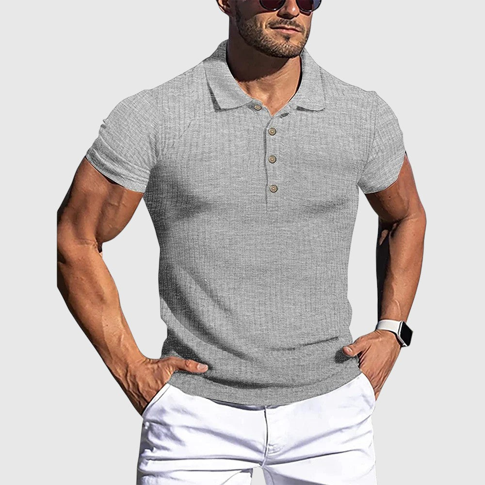 Libuše – Elegantní pruhovaná polokošile