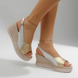 Cyrielle™ — Sandály na platformě, espadrilkový styl, elegantní letní vzhled