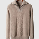 Perla - Svetr se zipem Taranto Merino Wool