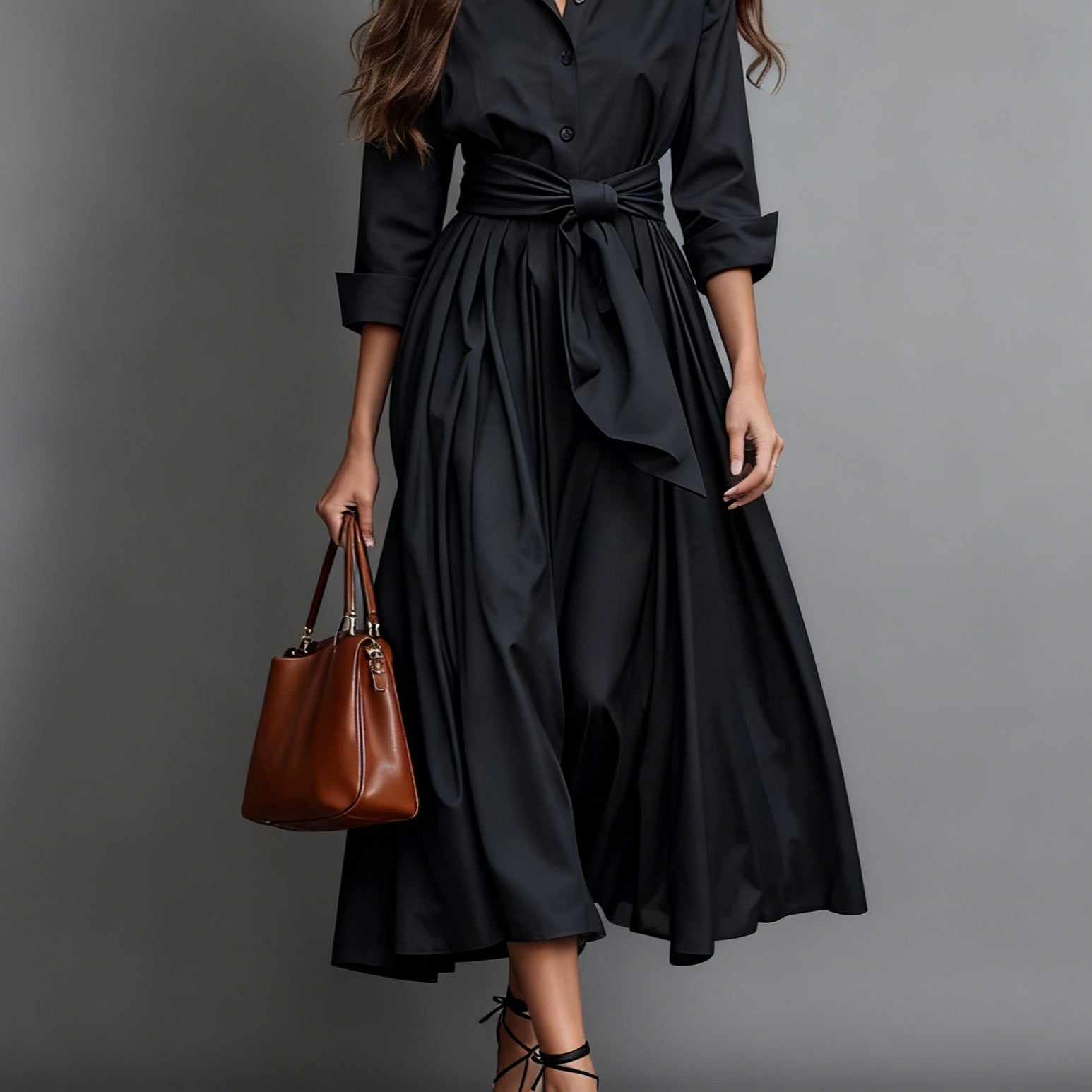 Marise™ | Elegantní Maxi Šaty s Mašlovými Detaily