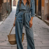 Denisa – Trendy džínový overal