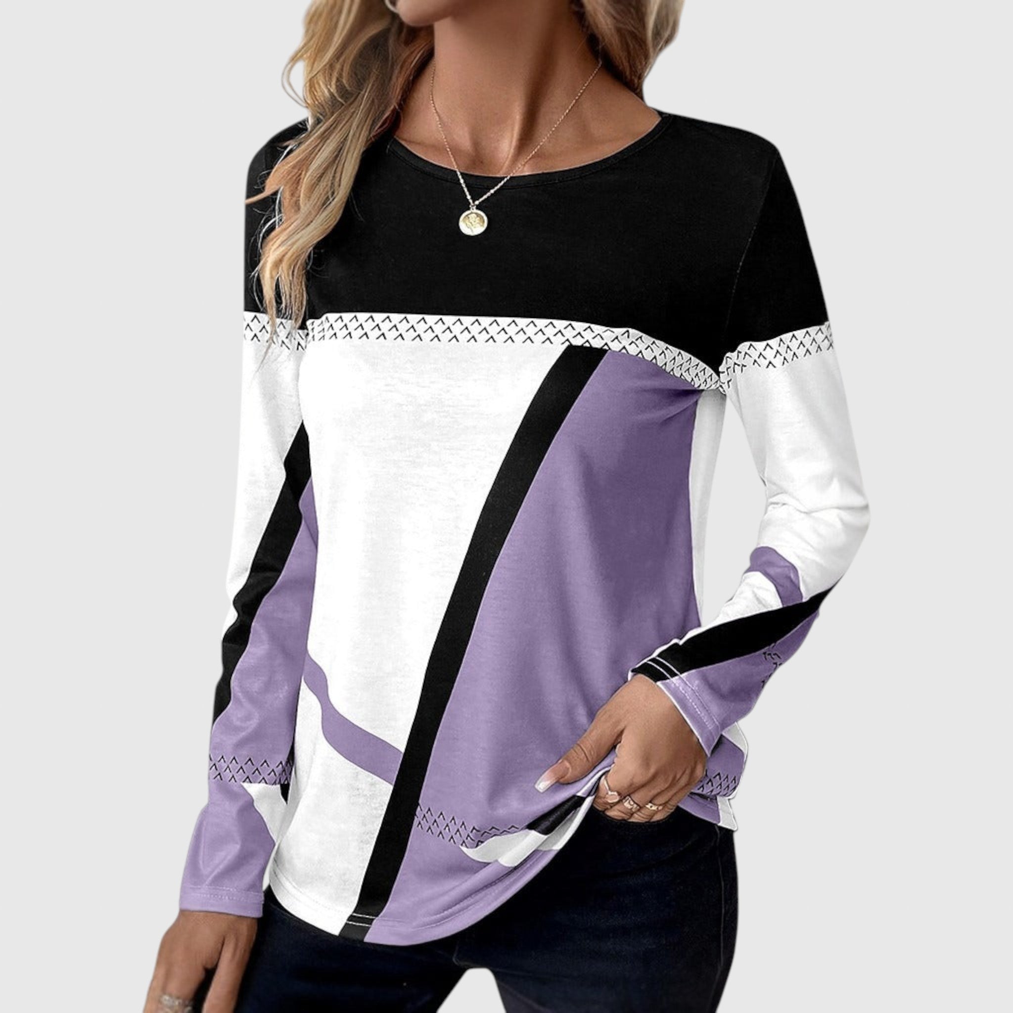 Avril - Trendy a moderní grafický svetr