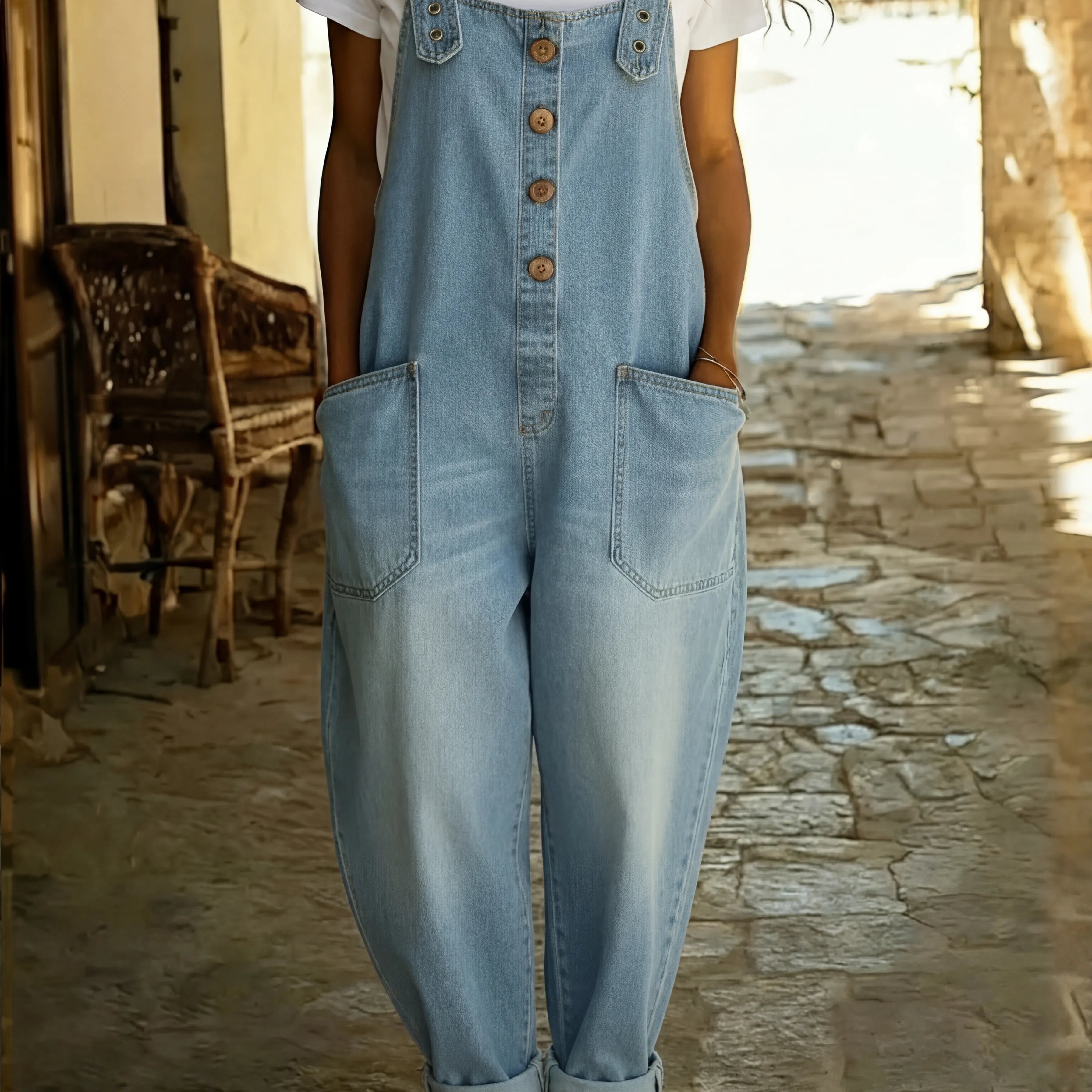 Monika - Everyday denim jumpsuit