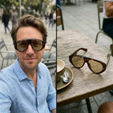 NAPOLI – Acetátové sluneční brýle Aviator