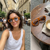 NAPOLI – Acetátové sluneční brýle Aviator