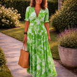 Matilda – Lehké maxi šaty s elegantním výstřihem